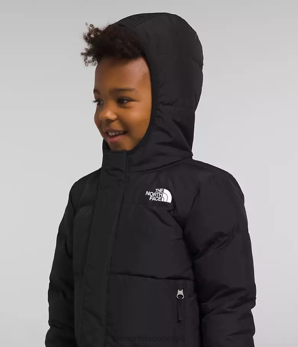 kleding 280T863 tn zwart North-down jas met capuchon kinderen The North Face
