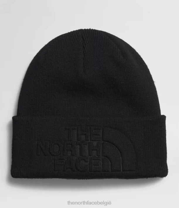 accessoire 280T1139 tn zwart Stedelijke muts met reliëf unisex The North Face