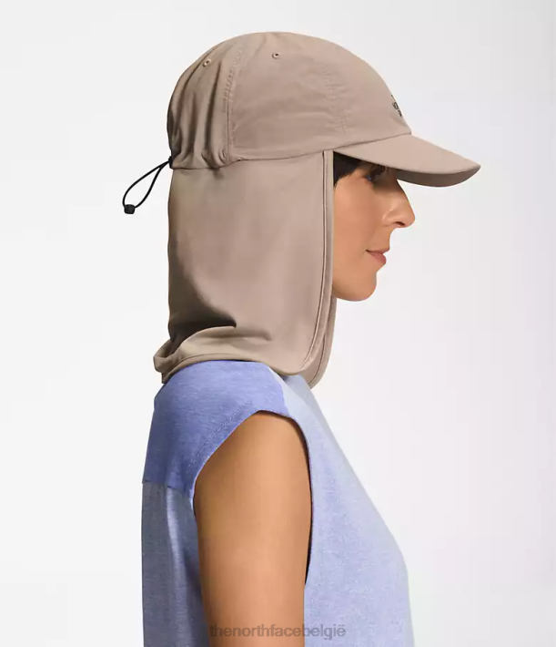 accessoire 280T366 duinbeige horizon zonnekap hoed unisex The North Face