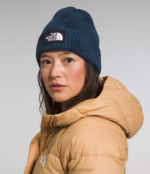 accessoire 280T793 schaduwrijk blauw tie-dye boxmuts met logo unisex The North Face