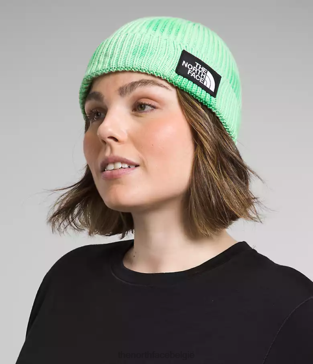 accessoire 280T795 chlorofyl groen tie-dye boxmuts met logo unisex The North Face