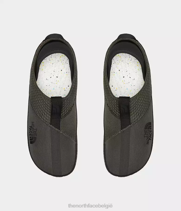 schoenen 280T423 nieuw taupegroen/tnf zwart basiskamp muilezels unisex The North Face