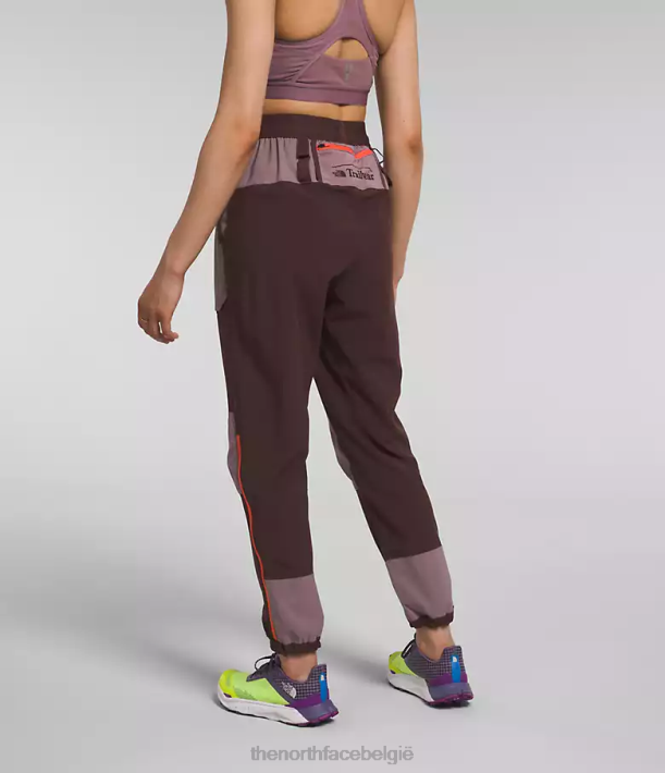kleding 280T853 steenkoolbruin/fawn grijs trailwear okt flash-joggingbroek vrouwen The North Face