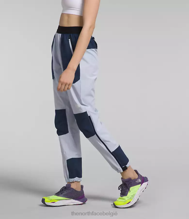 kleding 280T854 stoffige maagdenpalm/top marine trailwear okt flash-joggingbroek vrouwen The North Face