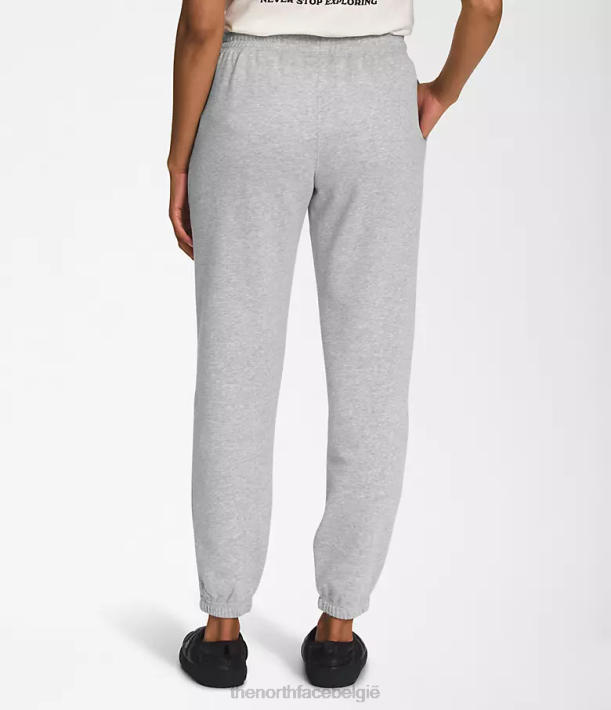 kleding 280T973 tnf lichtgrijs gemêleerd/tnf wit fleece joggingbroek met halve koepel vrouwen The North Face