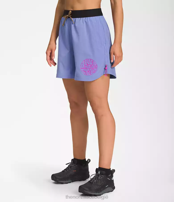 kleding 280T624 diep maagdenpalm/nuttig bruin trailwear okt trailshort vrouwen The North Face