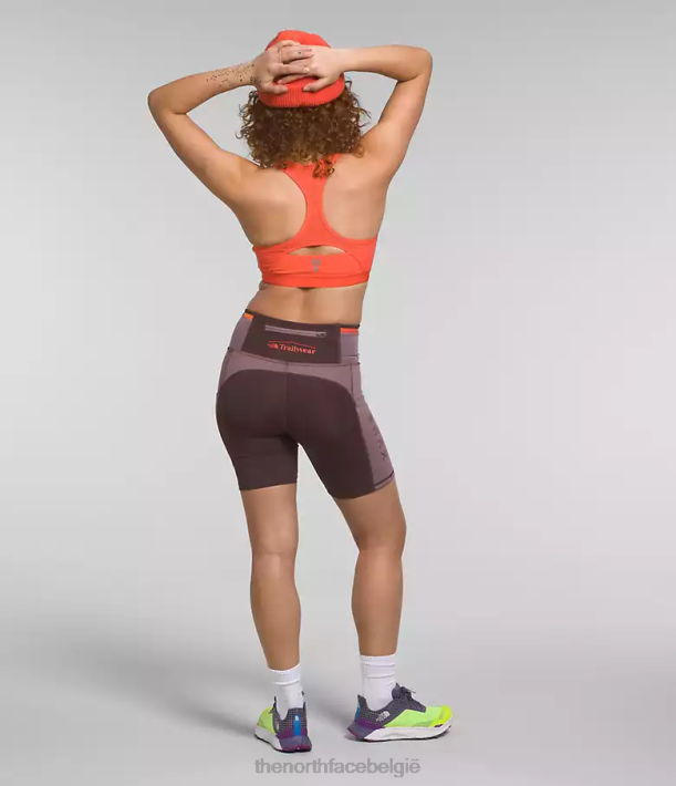 kleding 280T903 steenkoolbruin/fawn grijs Trailwear qtm fietsbroek vrouwen The North Face