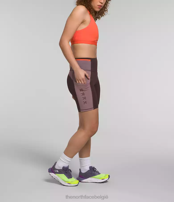 kleding 280T903 steenkoolbruin/fawn grijs Trailwear qtm fietsbroek vrouwen The North Face