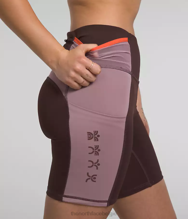 kleding 280T903 steenkoolbruin/fawn grijs Trailwear qtm fietsbroek vrouwen The North Face