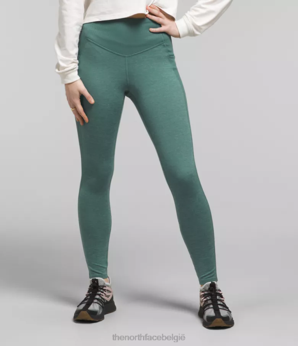 kleding 280T382 donkere salie heide Dune Sky-panty met zak vrouwen The North Face