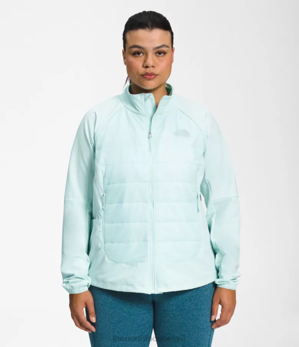kleding 280T1146 dakraam blauw plus shelter cove hybride jas vrouwen The North Face
