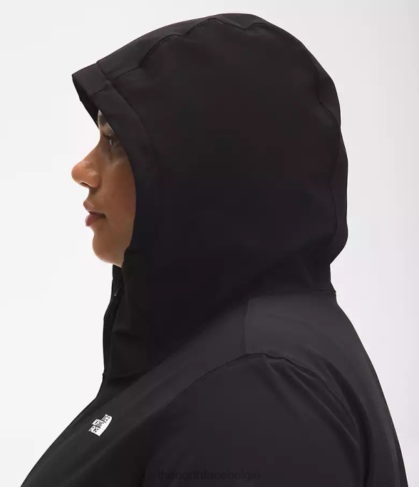 kleding 280T1176 tn zwart plus Shelbe Raschel-hoodie vrouwen The North Face