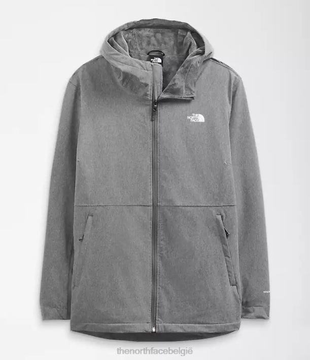 kleding 280T1177 tnf middengrijs gemêleerd plus Shelbe Raschel-hoodie vrouwen The North Face