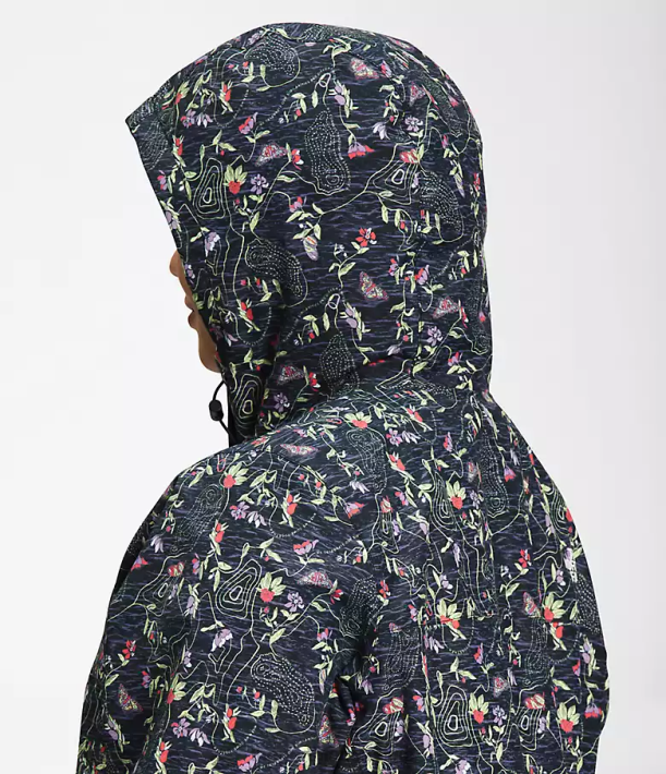 kleding 280T244 tnf zwarte iwd-afdruk plus antora jas vrouwen The North Face