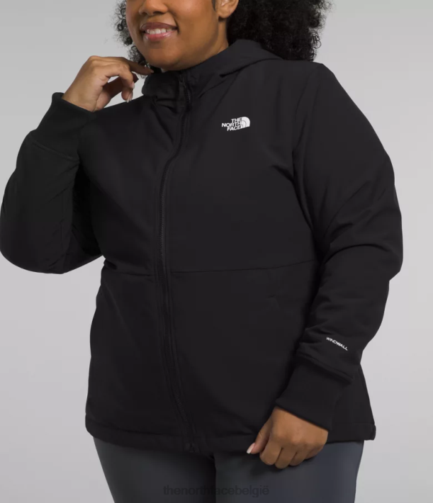 kleding 280T246 tn zwart plus Shelbe Raschel-hoodie vrouwen The North Face