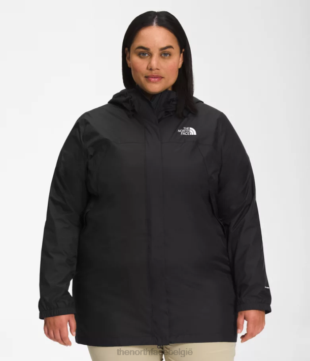 kleding 280T435 tn zwart plus antora parka vrouwen The North Face
