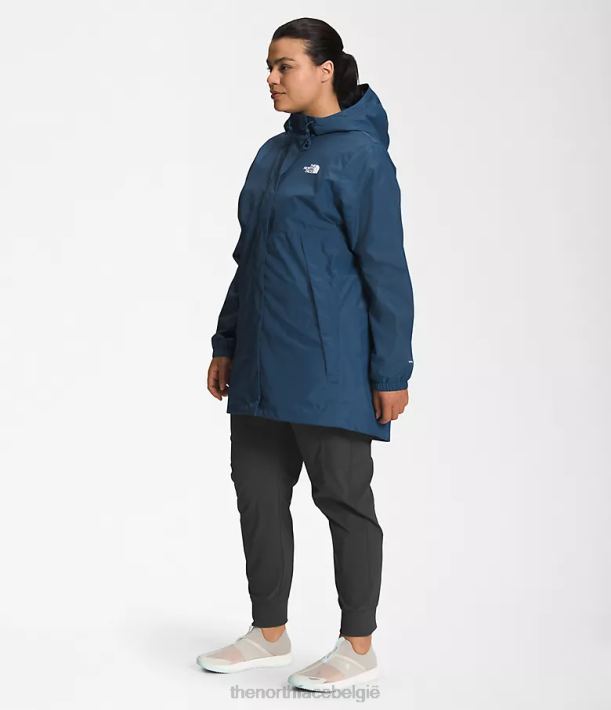 kleding 280T438 schaduwrijk blauw plus antora parka vrouwen The North Face