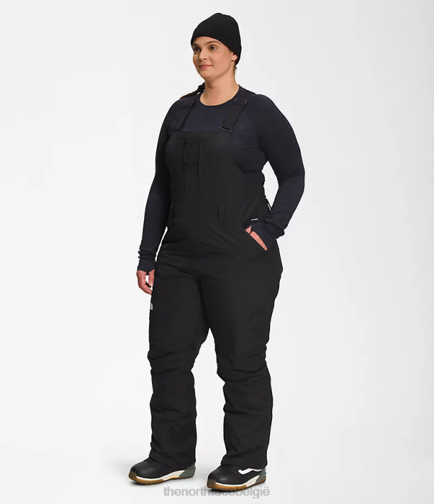kleding 280T571 tn zwart plus Freedom geïsoleerde slabbetjes vrouwen The North Face