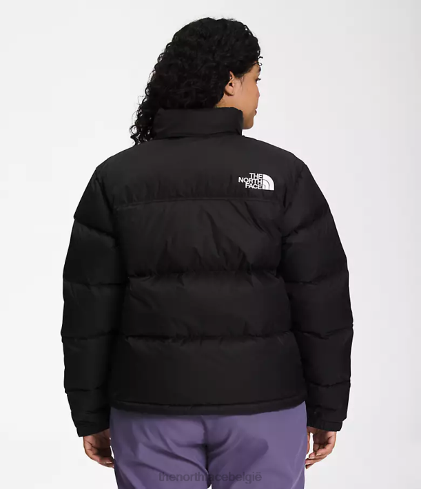 kleding 280T796 gerecycled tnf zwart plus retro nuptse jasje uit 1996 vrouwen The North Face