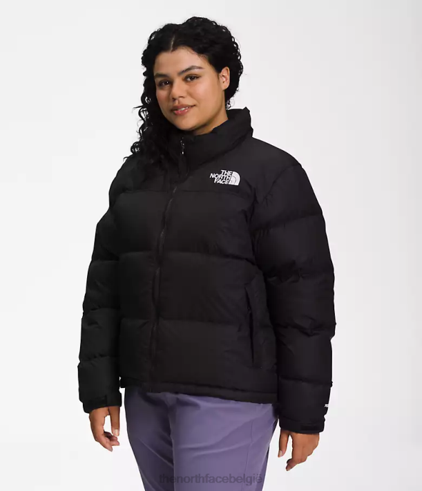 kleding 280T796 gerecycled tnf zwart plus retro nuptse jasje uit 1996 vrouwen The North Face