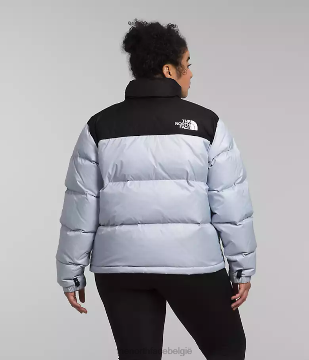 kleding 280T797 stoffige maagdenpalm/tnf zwart plus retro nuptse jasje uit 1996 vrouwen The North Face