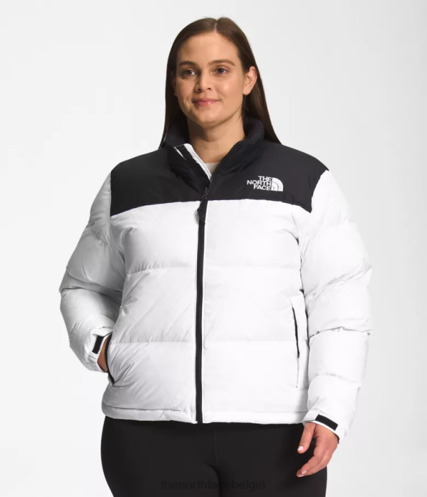 kleding 280T798 tn wit plus retro nuptse jasje uit 1996 vrouwen The North Face