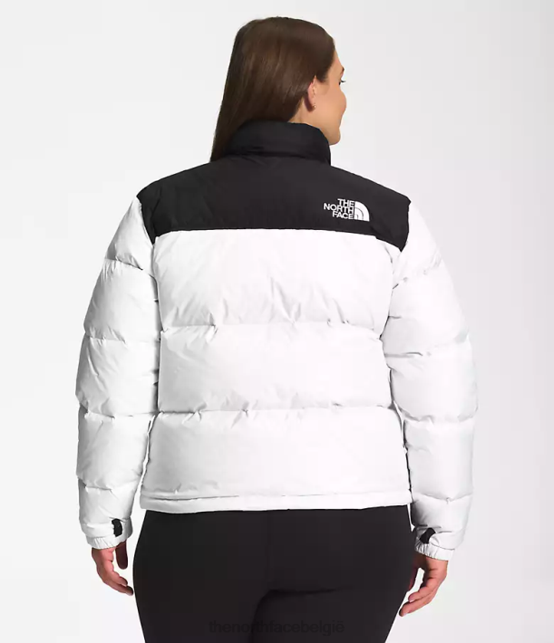 kleding 280T798 tn wit plus retro nuptse jasje uit 1996 vrouwen The North Face