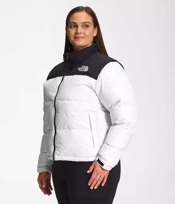 kleding 280T798 tn wit plus retro nuptse jasje uit 1996 vrouwen The North Face