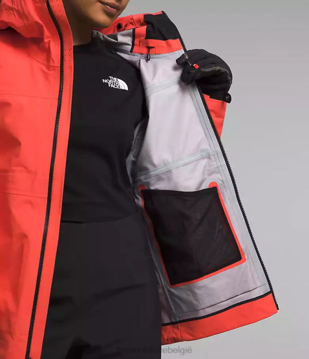 kleding 280T1173 stralend oranje Summit-serie chamlang futurelight-jack vrouwen The North Face