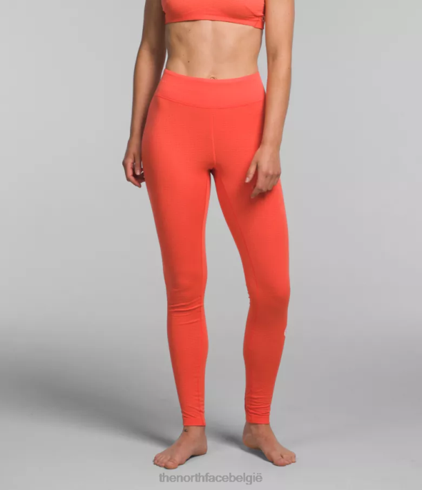 kleding 280T1235 stralend oranje Summit serie pro 120 panty vrouwen The North Face