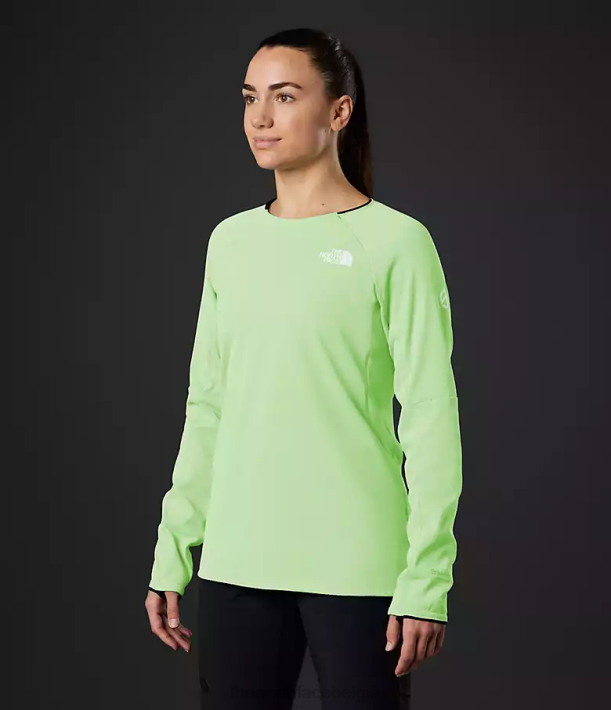 kleding 280T162 patina groen Summit-serie futurefleece-crew vrouwen The North Face