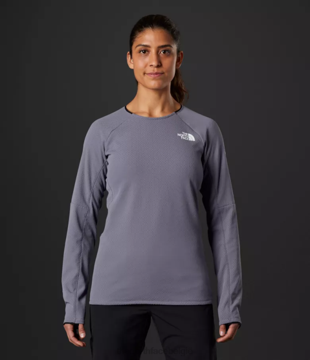 kleding 280T164 maan leisteen Summit-serie futurefleece-crew vrouwen The North Face