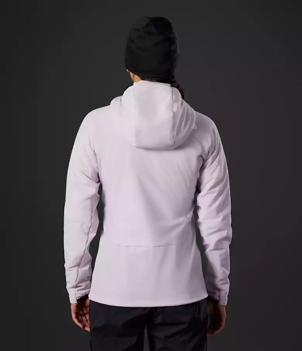 kleding 280T320 lavendel mist Summit-serie casaval hybride hoodie vrouwen The North Face