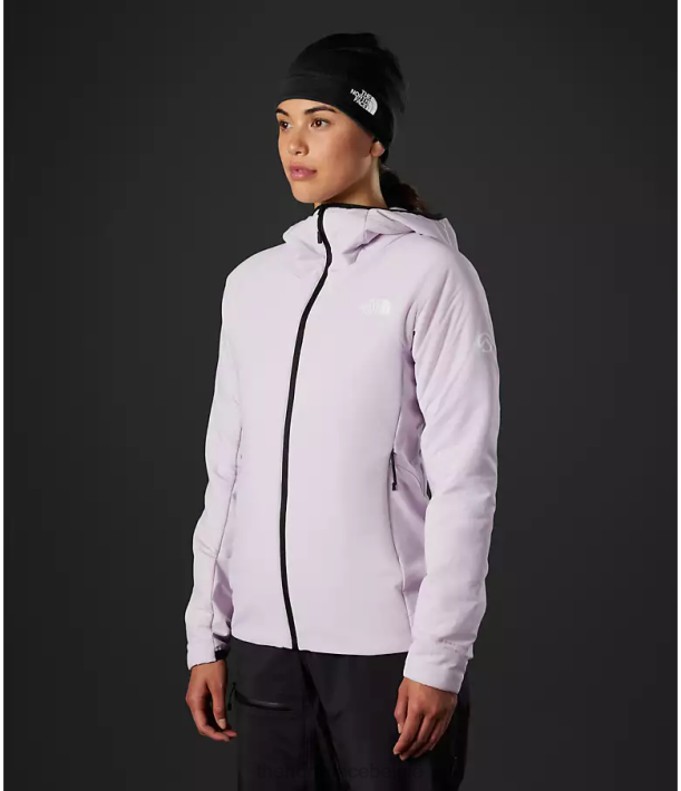 kleding 280T320 lavendel mist Summit-serie casaval hybride hoodie vrouwen The North Face