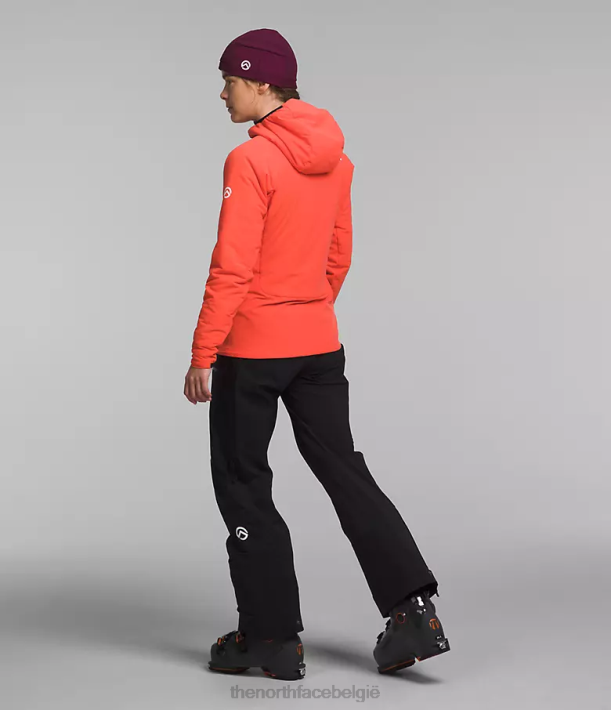 kleding 280T322 stralend oranje Summit-serie casaval hybride hoodie vrouwen The North Face
