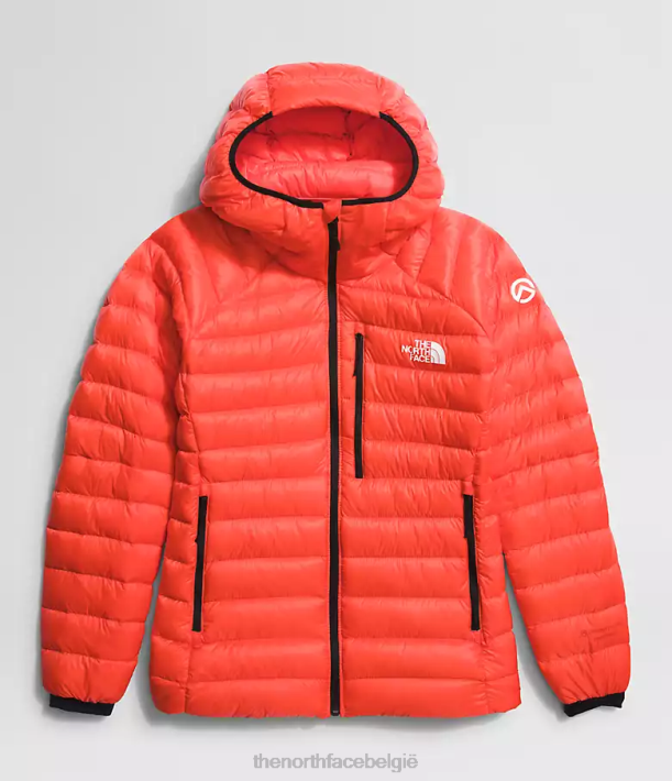 kleding 280T669 stralend oranje Summit-serie Breithorn hoodie vrouwen The North Face
