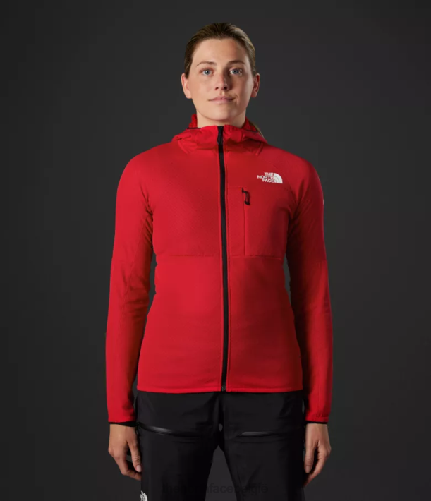 kleding 280T736 tnf rood Summit-serie futurefleece hoodie met volledige ritssluiting vrouwen The North Face
