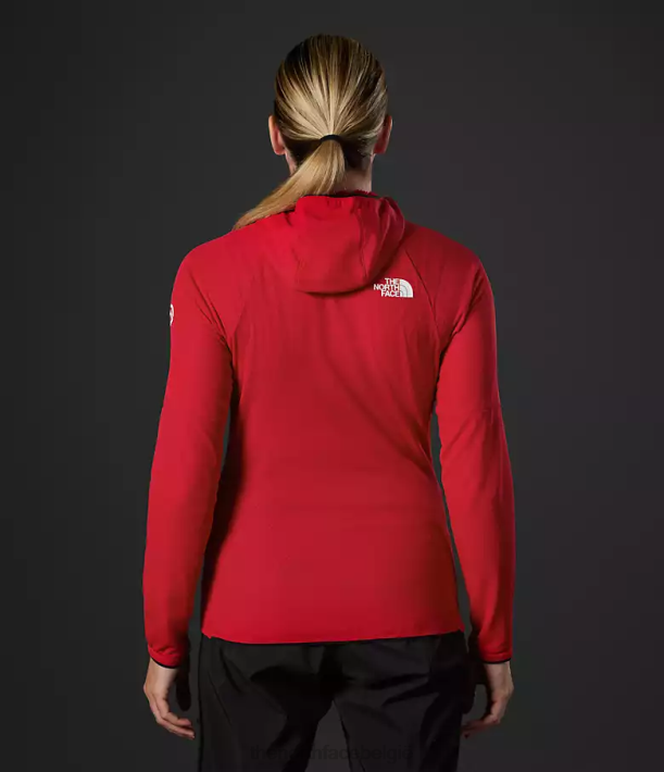 kleding 280T736 tnf rood Summit-serie futurefleece hoodie met volledige ritssluiting vrouwen The North Face