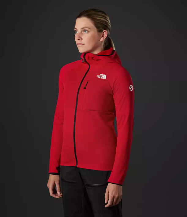 kleding 280T736 tnf rood Summit-serie futurefleece hoodie met volledige ritssluiting vrouwen The North Face