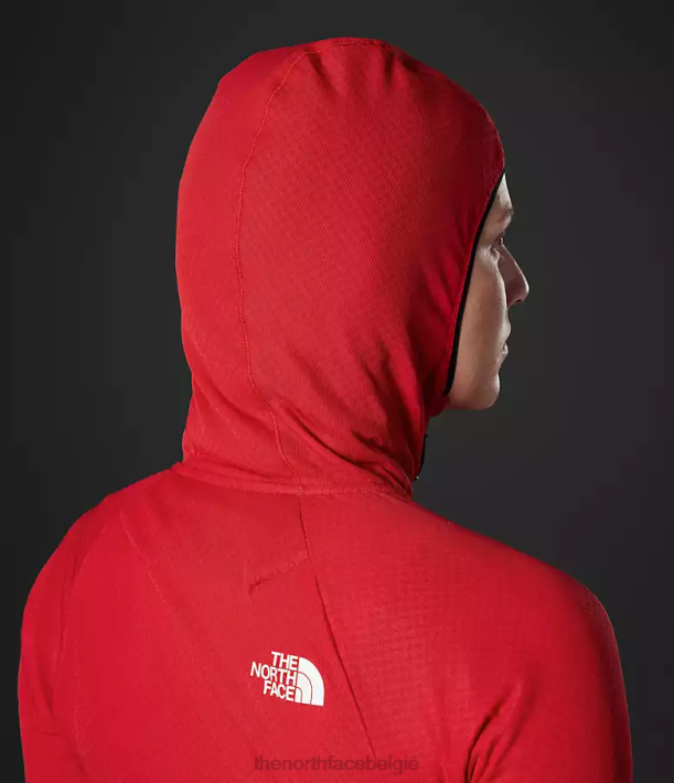 kleding 280T736 tnf rood Summit-serie futurefleece hoodie met volledige ritssluiting vrouwen The North Face