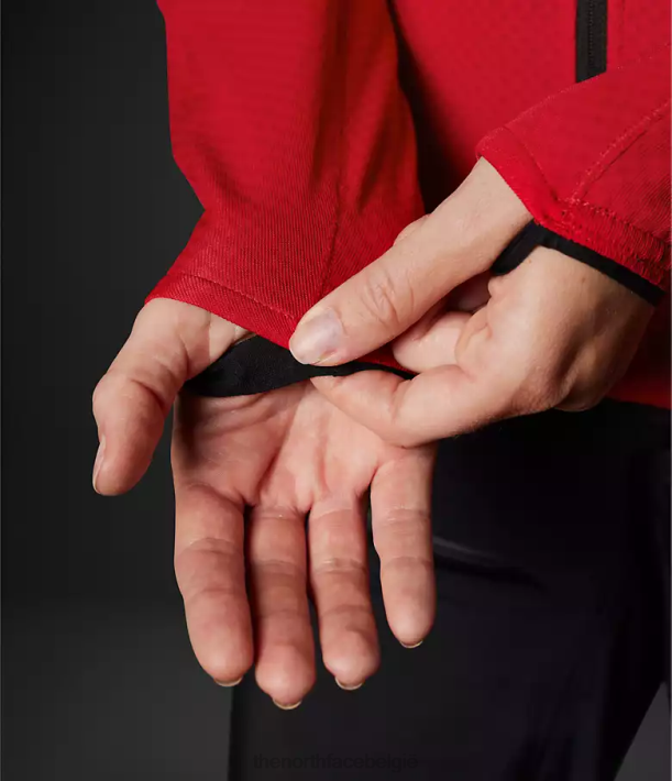 kleding 280T736 tnf rood Summit-serie futurefleece hoodie met volledige ritssluiting vrouwen The North Face