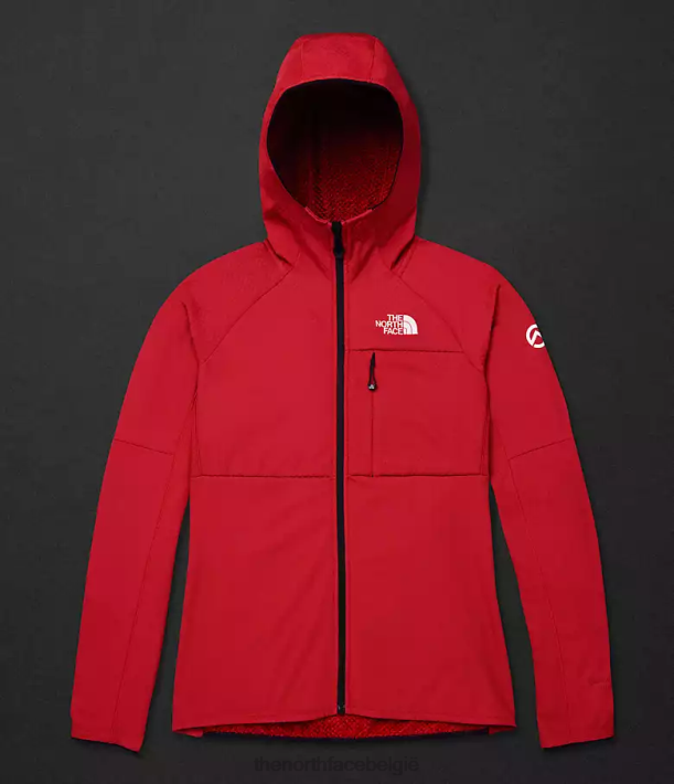 kleding 280T736 tnf rood Summit-serie futurefleece hoodie met volledige ritssluiting vrouwen The North Face