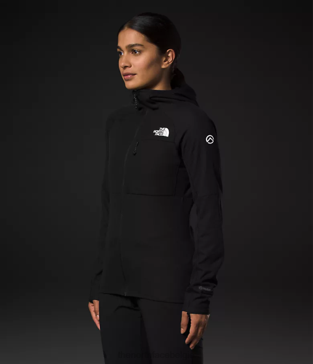 kleding 280T737 tn zwart Summit-serie futurefleece hoodie met volledige ritssluiting vrouwen The North Face