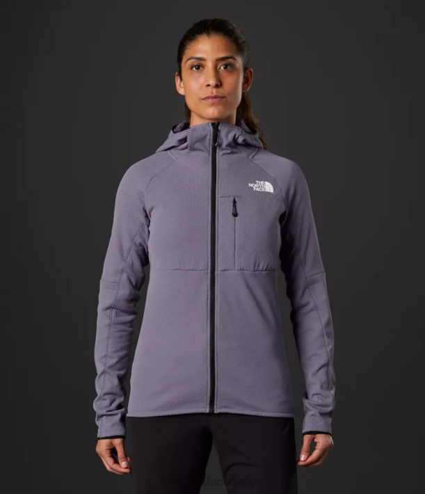 kleding 280T738 maan leisteen Summit-serie futurefleece hoodie met volledige ritssluiting vrouwen The North Face