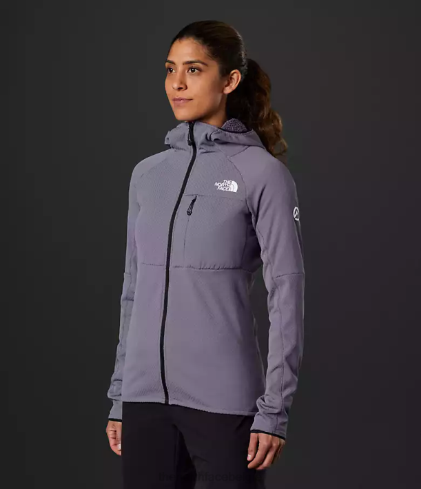 kleding 280T738 maan leisteen Summit-serie futurefleece hoodie met volledige ritssluiting vrouwen The North Face