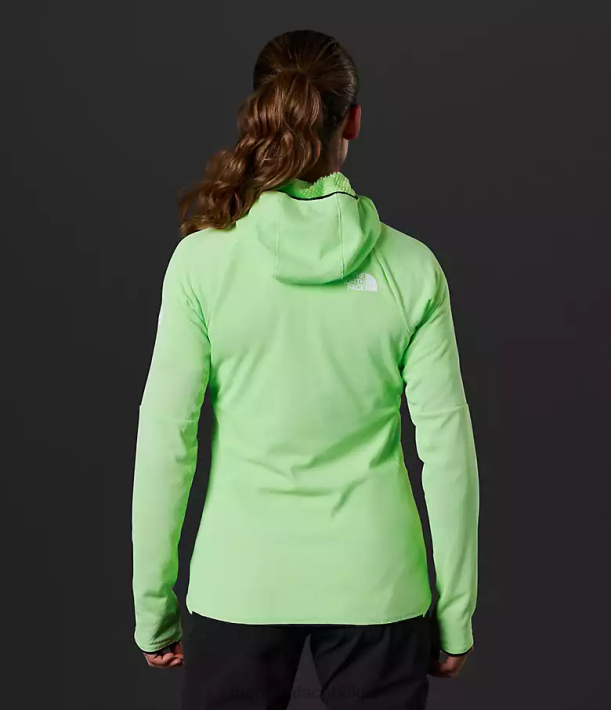 kleding 280T739 patina groen Summit-serie futurefleece hoodie met volledige ritssluiting vrouwen The North Face