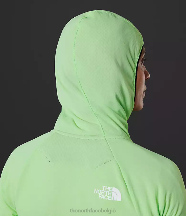 kleding 280T739 patina groen Summit-serie futurefleece hoodie met volledige ritssluiting vrouwen The North Face