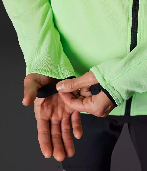 kleding 280T739 patina groen Summit-serie futurefleece hoodie met volledige ritssluiting vrouwen The North Face