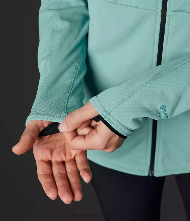 kleding 280T740 rifwateren Summit-serie futurefleece hoodie met volledige ritssluiting vrouwen The North Face