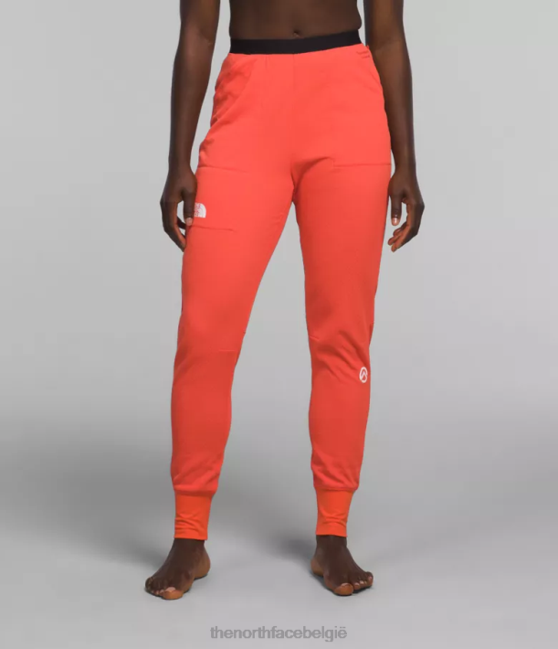 kleding 280T899 stralend oranje Summit-serie futurefleece broek vrouwen The North Face